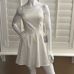 Hailey Logan by Adrianna Papell Spaghetti Strap Brocade Mini Dress